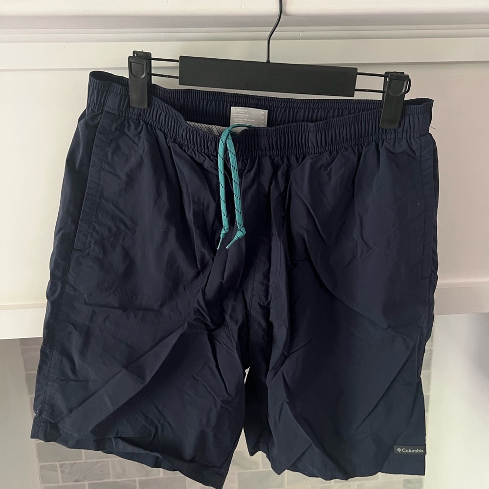 Men’s Columbia Navy Swim Trunks